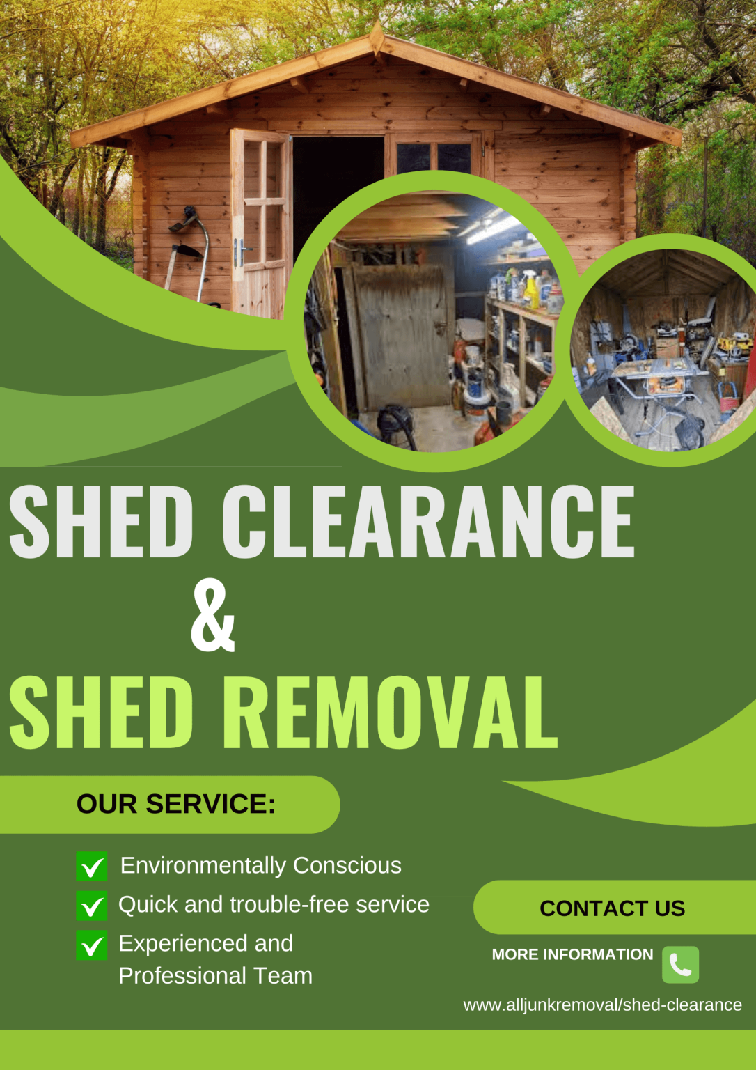 Shed Clearance and Shed Removal Service- All Junk Removal